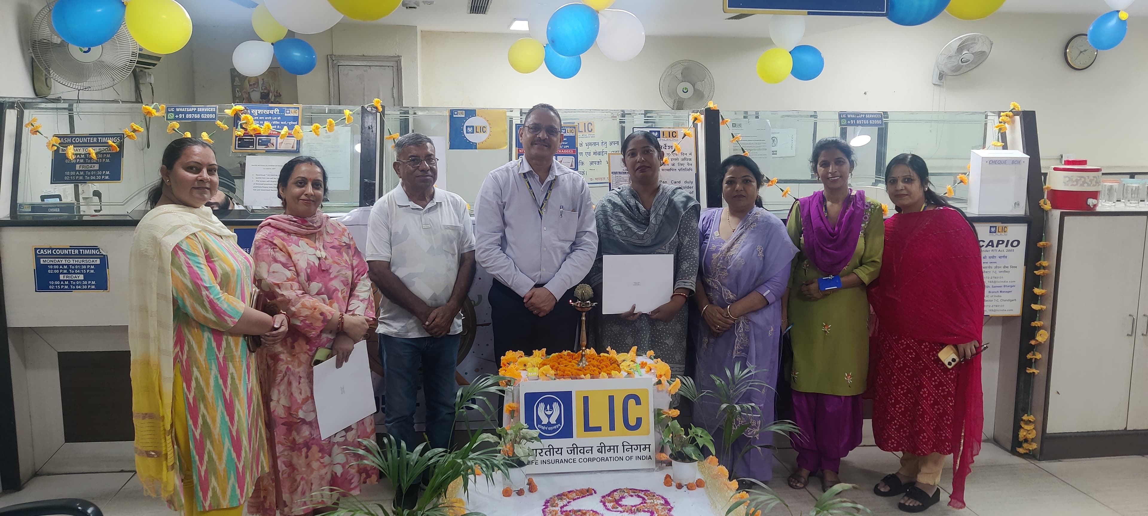 Professional recognition moment